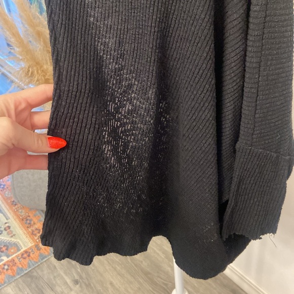free people beach world traveler turtleneck pull over sweater dolman 3/4 sleeve - Picture 13 of 16